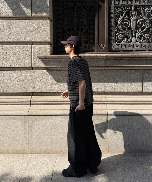 kutir(クティール)の「WIDE SILHOUETTE RIGID DENIM PANTS/ワイドシルエットリジットデニムパンツ(デニムパンツ・メンズ・ブラック/インディゴブルー・MEDIUM/LARGE/SMALL)」の16枚目の写真