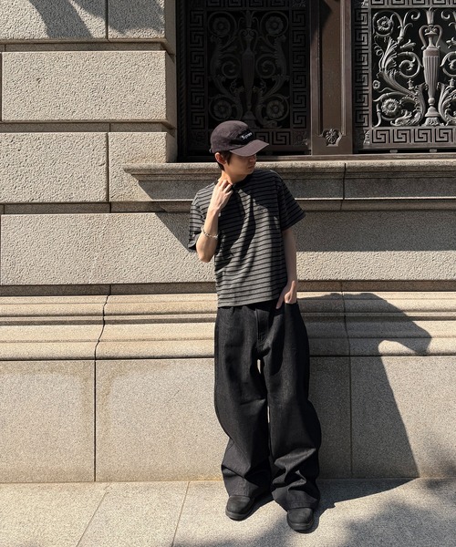 kutir(クティール)の「WIDE SILHOUETTE RIGID DENIM PANTS/ワイドシルエットリジットデニムパンツ(デニムパンツ・メンズ・ブラック/インディゴブルー・MEDIUM/LARGE/SMALL)」の14枚目の写真