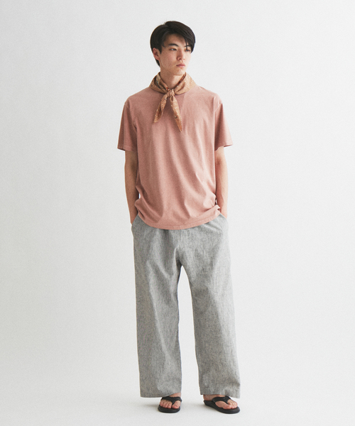 SAVE KHAKI UNITED(セーブカーキユナイテッド)の「SAVE KHAKI UNITED / リサイクルコットン ジャージー Tシャツ(Tシャツ/カットソー・メンズ・アイボリー/サックスブルー/ピンク/ブラック系その他・X-LARGE/LARGE/MEDIUM)」の22枚目の写真