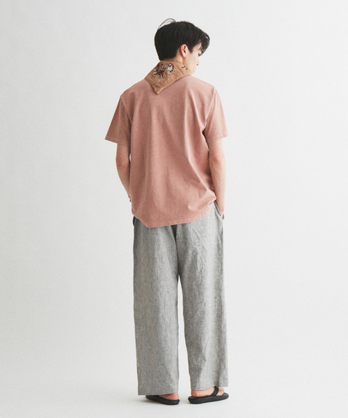 SAVE KHAKI UNITED(セーブカーキユナイテッド)の「SAVE KHAKI UNITED / リサイクルコットン ジャージー Tシャツ(Tシャツ/カットソー・メンズ・アイボリー/サックスブルー/ピンク/ブラック系その他・X-LARGE/LARGE/MEDIUM)」の20枚目の写真