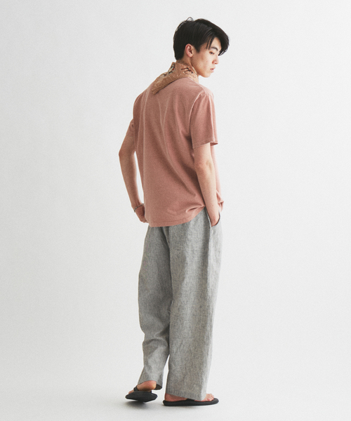 SAVE KHAKI UNITED(セーブカーキユナイテッド)の「SAVE KHAKI UNITED / リサイクルコットン ジャージー Tシャツ(Tシャツ/カットソー・メンズ・アイボリー/サックスブルー/ピンク/ブラック系その他・X-LARGE/LARGE/MEDIUM)」の19枚目の写真