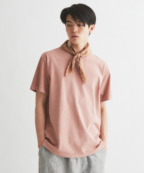 SAVE KHAKI UNITED(セーブカーキユナイテッド)の「SAVE KHAKI UNITED / リサイクルコットン ジャージー Tシャツ(Tシャツ/カットソー・メンズ・アイボリー/サックスブルー/ピンク/ブラック系その他・X-LARGE/LARGE/MEDIUM)」の18枚目の写真