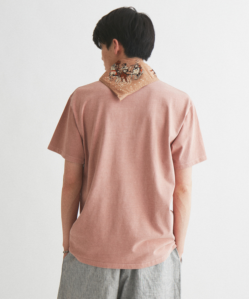 SAVE KHAKI UNITED(セーブカーキユナイテッド)の「SAVE KHAKI UNITED / リサイクルコットン ジャージー Tシャツ(Tシャツ/カットソー・メンズ・アイボリー/サックスブルー/ピンク/ブラック系その他・X-LARGE/LARGE/MEDIUM)」の16枚目の写真