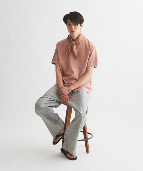 SAVE KHAKI UNITED(セーブカーキユナイテッド)の「SAVE KHAKI UNITED / リサイクルコットン ジャージー Tシャツ(Tシャツ/カットソー・メンズ・アイボリー/サックスブルー/ピンク/ブラック系その他・X-LARGE/LARGE/MEDIUM)」の13枚目の写真