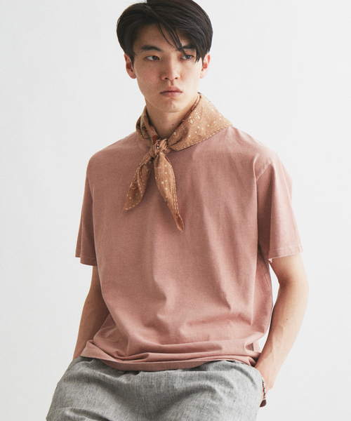 SAVE KHAKI UNITED(セーブカーキユナイテッド)の「SAVE KHAKI UNITED / リサイクルコットン ジャージー Tシャツ(Tシャツ/カットソー・メンズ・アイボリー/サックスブルー/ピンク/ブラック系その他・X-LARGE/LARGE/MEDIUM)」の12枚目の写真