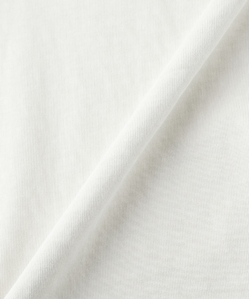 SAVE KHAKI UNITED(セーブカーキユナイテッド)の「SAVE KHAKI UNITED / リサイクルコットン ジャージー Tシャツ(Tシャツ/カットソー・メンズ・アイボリー/サックスブルー/ピンク/ブラック系その他・X-LARGE/LARGE/MEDIUM)」の7枚目の写真