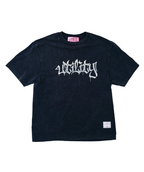 EFFECTEN(エフェクテン)の「mt10572-Graffiti logo Tee Tシャツ(efdig-15)(Tシャツ/カットソー・メンズ・ホワイト系その他/パープル系その他/ブラック系その他・M/L/XL)」の1枚目の写真