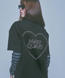 MARY QUANT（マリークワント）の「バックハート Tシャツ（Tシャツ/カットソー）」