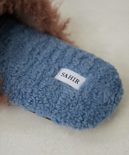 SAHIR（サヒール）の「【SAHIR サヒール】Roomshoes　バイカラールームシューズ（ルームシューズ/スリッパ・レディース・ブラウン/アイボリー/レッド・0）」の13枚目の写真