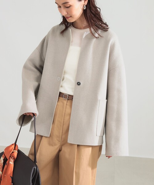 Demi-Luxe BEAMS(デミルクス ビームス)の「manipuri / ゴールデンナイト スカーフ(ストール/ショール・レディース・オレンジ・ONE SIZE)」の3枚目の写真