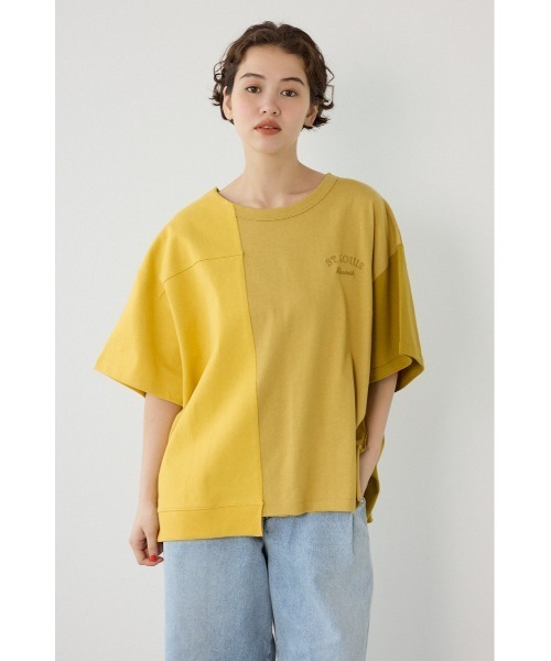 RODEO CROWNS WIDE BOWL(ロデオクラウンズワイドボウル)の「リメイクルーズトップス(その他トップス・レディース・イエロー/オフホワイト/ブラック・FREE)」の4枚目の写真