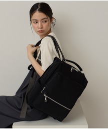GUSCIO | 【グッシオベーシック】スクエア リュック ビジネスリュック 撥水 スリム きれいめ A4 通勤 通学(バックパック/リュック)