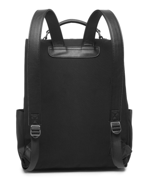 GUSCIO（グッシオ）の「【グッシオベーシック】スクエア リュック ビジネスリュック 撥水 スリム きれいめ A4 通勤 通学（バックパック/リュック・レディース・ブラック/グレー/チャコールグレー・FREE）」の7枚目の写真