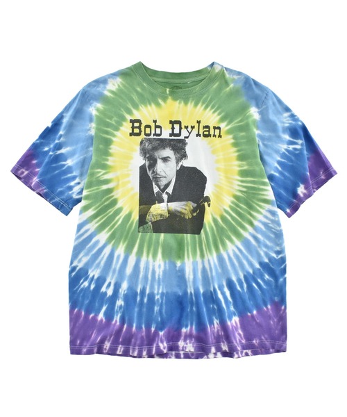 VINTAGE(ヴィンテージ)の「【USED】Bob Dylan “THE BOB DYLAN ” タイダイ バンド Tシャツ(Tシャツ/カットソー・メンズ・マルチ・X-LARGE)」の1枚目の写真