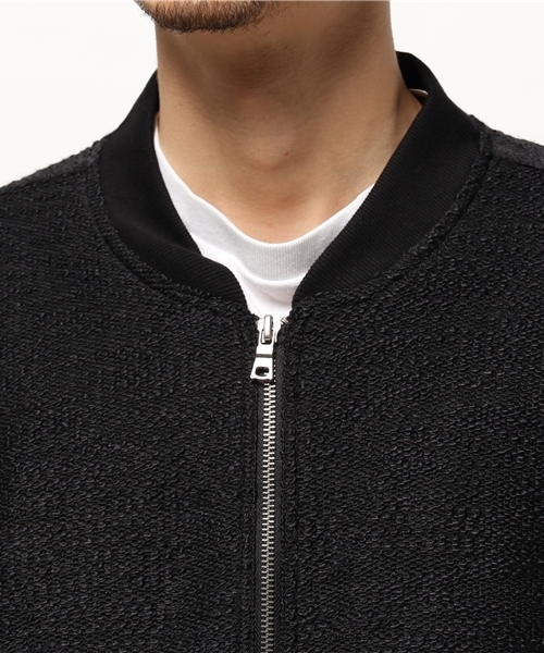 VENCEEXCHANGE(ヴァンスエクスチェンジ)の「裏スラブ MA-1 (MA-1・メンズ・ブラック/グレー・LARGE/MEDIUM)」の6枚目の写真