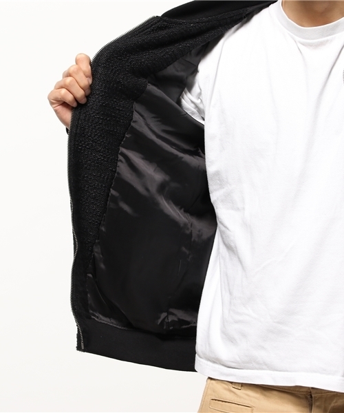 VENCEEXCHANGE(ヴァンスエクスチェンジ)の「裏スラブ MA-1 (MA-1・メンズ・ブラック/グレー・LARGE/MEDIUM)」の11枚目の写真