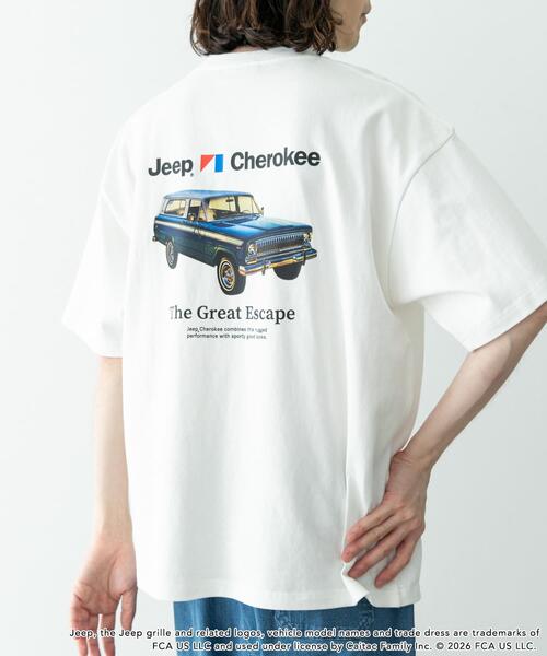 URBAN RESEARCH Sonny Label(アーバンリサーチサニーレーベル)の「JEEP CHEROKEE T-SHIRTS(Tシャツ/カットソー・メンズ・チャコールグレー/オフホワイト・LARGE/MEDIUM)」の5枚目の写真