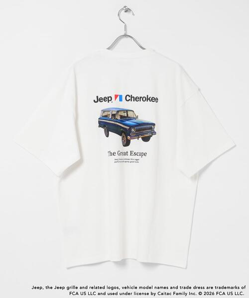 URBAN RESEARCH Sonny Label(アーバンリサーチサニーレーベル)の「JEEP CHEROKEE T-SHIRTS(Tシャツ/カットソー・メンズ・チャコールグレー/オフホワイト・LARGE/MEDIUM)」の10枚目の写真