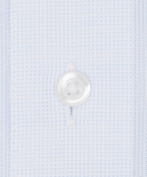 TOKYO SHIRTS（トウキョウシャツ）の「【吸水速乾】 形態安定ノンアイロン ボタンダウン 半袖ビジネスワイシャツ（ビジネスシャツ・メンズ・サックスブルー・首回り43cm/首回り42cm/首回り39cm/首回り41cm/首回り37cm）」の4枚目の写真
