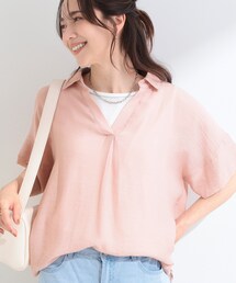 SHOO・LA・RUE | 【2点セット/S-LL/洗濯機可】時短でコーデ決まる スラブスキッパーシャツ＋タンクトップ(その他トップス)