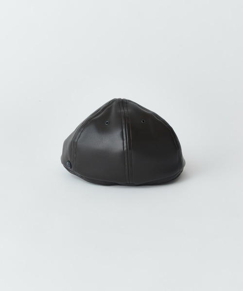 CPH(シーピーエイチ)の「CPH Exclusive / シンセティックレザー ハンチング(ハンチング/ベレー帽・メンズ・ブラウン/ブラック・FREE)」の8枚目の写真