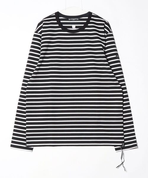 mastermind JAPAN(マスターマインド)の「2 COLOR STRIPPED LS TEE(Tシャツ/カットソー・メンズ・ブラック系その他・XL)」の1枚目の写真
