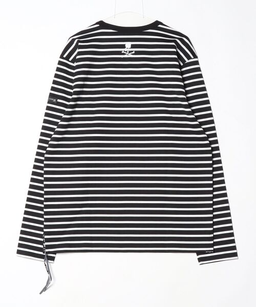 mastermind JAPAN(マスターマインド)の「2 COLOR STRIPPED LS TEE(Tシャツ/カットソー・メンズ・ブラック系その他・XL)」の2枚目の写真