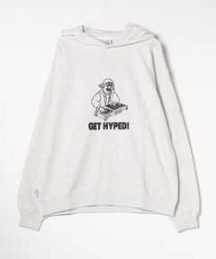 10.3oz  GET HYPEDスウェットプルパーカー