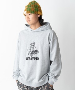 10.3oz  GET HYPEDスウェットプルパーカー