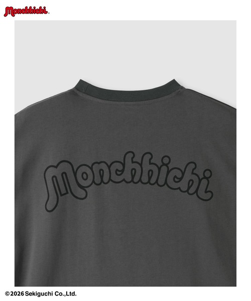 Mac-House(マックハウス)の「【 Monchhichi / モンチッチ 】 ルーズシルエットフォトTシャツ アクリルホルダーキー付き(Tシャツ/カットソー・レディース・チャコール/グレイッシュブルー/オートミール・FREE)」の6枚目の写真