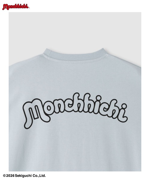 Mac-House(マックハウス)の「【 Monchhichi / モンチッチ 】 ルーズシルエットフォトTシャツ アクリルホルダーキー付き(Tシャツ/カットソー・レディース・チャコール/グレイッシュブルー/オートミール・FREE)」の7枚目の写真