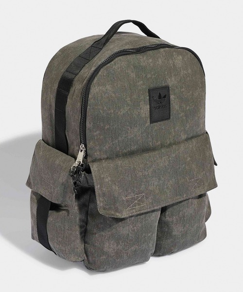 adidas(アディダス)の「adidas/アディダス WASHED BACKPACK ウォッシュド バックパック リュックサック A4サイズ収納可能 大容量 通勤 通学 2026年 夏 夏服(バックパック/リュック・レディース・ブラック・FREE)」の3枚目の写真