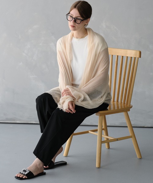 ZAKKA-BOX（ザッカボックス）の「ビジューミュールサンダル（サンダル・レディース・ブラック・24.5㎝/25㎝/24㎝/23㎝/23.5㎝）」の19枚目の写真