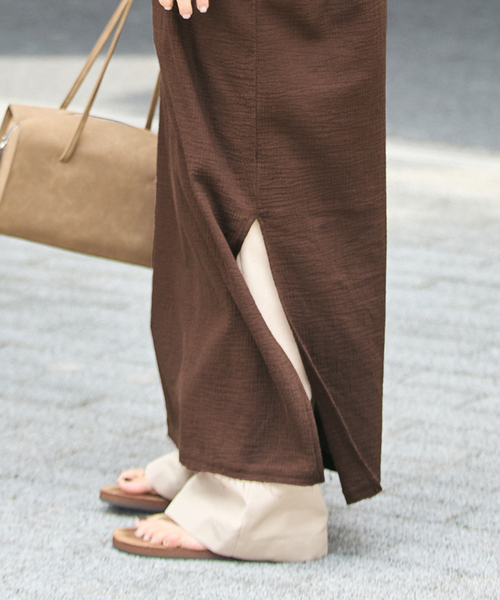 JOURNAL STANDARD(ジャーナルスタンダード)の「《追加》ソフトガーゼ2WAYワンピース(ワンピース・レディース・レッド/ブラウン/ブラック・FREE)」の16枚目の写真