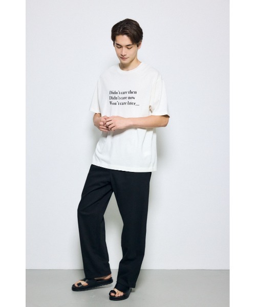 AZUL by moussy（アズールバイマウジー）の「EASY ACTIONワイドパンツ（スウェットパンツ・メンズ・ブラック/ダークネイビー/杢グレー・LARGE/MEDIUM）」の5枚目の写真