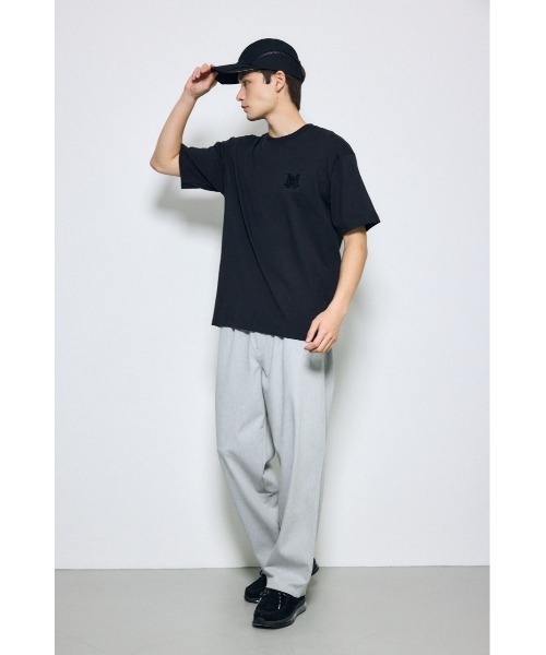 AZUL by moussy（アズールバイマウジー）の「EASY ACTIONワイドパンツ（スウェットパンツ・メンズ・ブラック/ダークネイビー/杢グレー・LARGE/MEDIUM）」の17枚目の写真