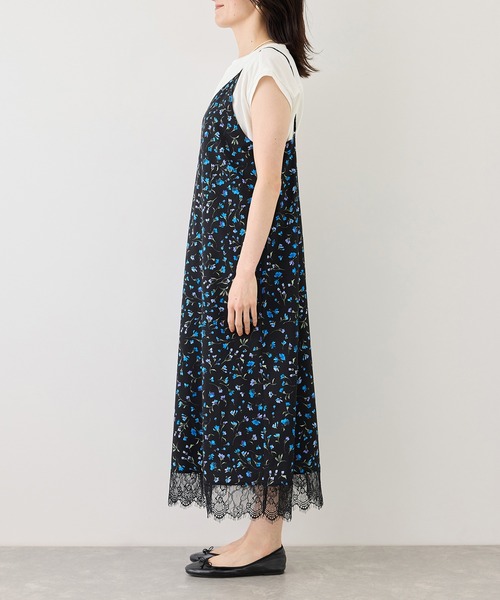 ROPE' PICNIC（ロペピクニック）の「アソート花柄プリントキャミワンピース（ワンピース・レディース・ダークブラウン/ブラック系その他・FREE）」の22枚目の写真