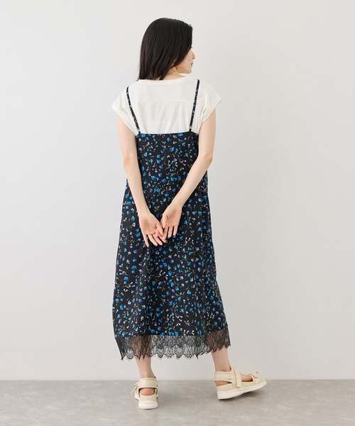ROPE' PICNIC（ロペピクニック）の「アソート花柄プリントキャミワンピース（ワンピース・レディース・ダークブラウン/ブラック系その他・FREE）」の13枚目の写真