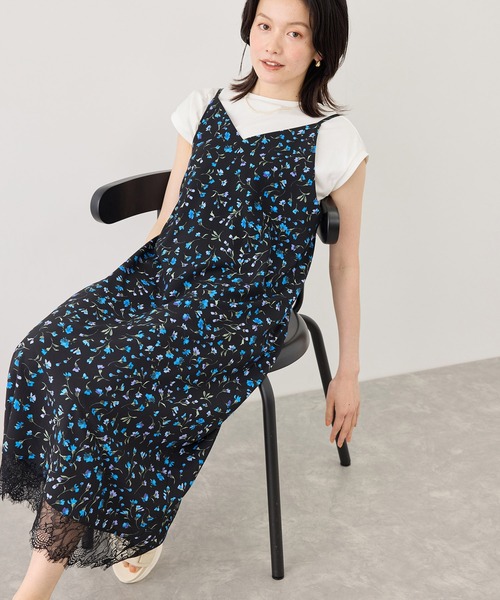 ROPE' PICNIC（ロペピクニック）の「アソート花柄プリントキャミワンピース（ワンピース・レディース・ダークブラウン/ブラック系その他・FREE）」の19枚目の写真