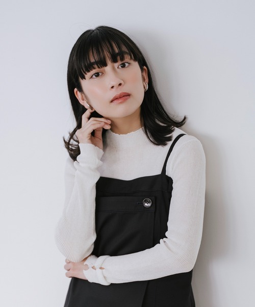 Sirin(シリン)の「シアーニットプルオーバー(ニット/セーター・レディース・オフホワイト/ブラック/グレー/ベージュ・FREE)」の20枚目の写真