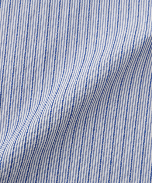 Marvine Pontiak shirt makers(マービンポンティアックシャツメーカーズ)の「Marvine Pontiak / マービンポンティアックシャツメーカーズ Twist P/O Stripe(シャツ/ブラウス・メンズ・ブルー・FREE)」の7枚目の写真