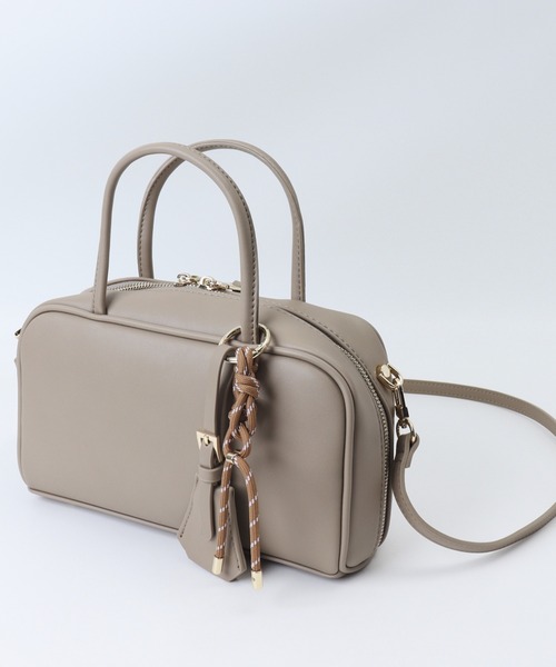 cache cache(カシュ カシュ)の「cache cache カシュカシュ チャーム付横長ボストン(ボストンバッグ・レディース・キャメル/ワイン/ブラック/シルバー/レオパード・FREE)」の18枚目の写真