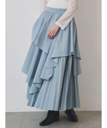 アシメトリープリーツスカート