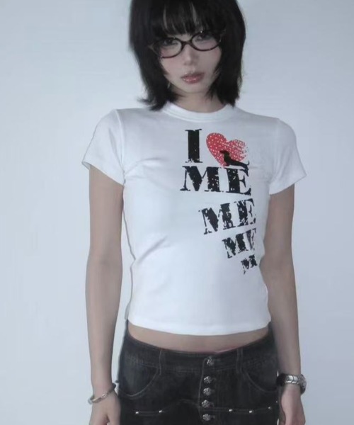 Achic(アシック)の「Y2KロゴプリントTシャツ(Tシャツ/カットソー・レディース・ホワイト/ホワイト系その他・M)」の9枚目の写真