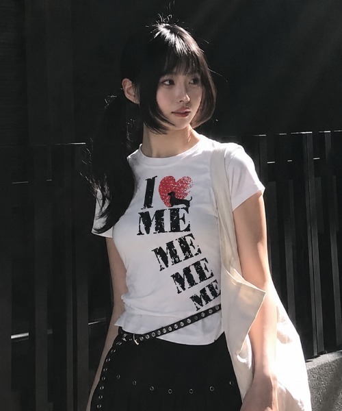 Achic(アシック)の「Y2KロゴプリントTシャツ(Tシャツ/カットソー・レディース・ホワイト/ホワイト系その他・M)」の4枚目の写真