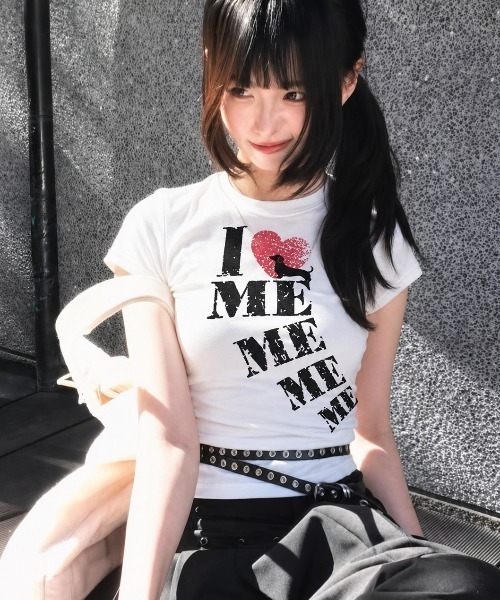 Achic(アシック)の「Y2KロゴプリントTシャツ(Tシャツ/カットソー・レディース・ホワイト/ホワイト系その他・M)」の5枚目の写真