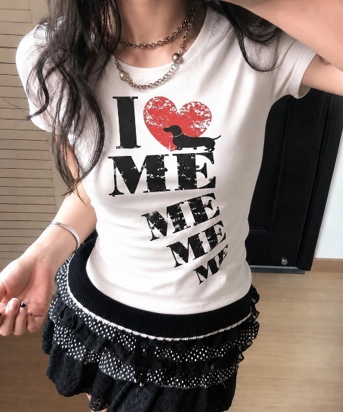Achic(アシック)の「Y2KロゴプリントTシャツ(Tシャツ/カットソー・レディース・ホワイト/ホワイト系その他・M)」の6枚目の写真