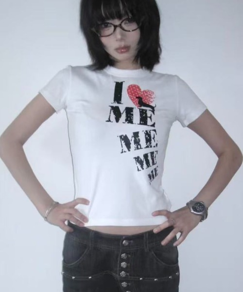 Achic(アシック)の「Y2KロゴプリントTシャツ(Tシャツ/カットソー・レディース・ホワイト/ホワイト系その他・M)」の10枚目の写真