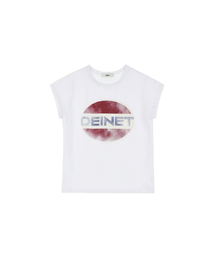 VINTAGE GRAPHIC CROPPED T-SHIRTS IN WHITE