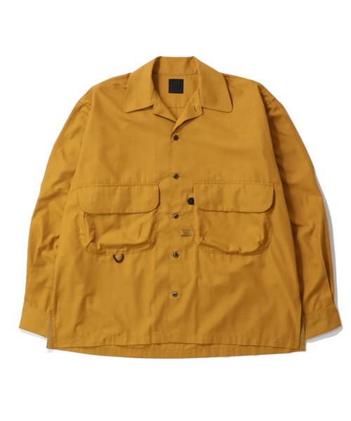 DAIWA PIER39 TECH SPORTS OPEN COLLAR SHIRT L/S SOLID ダイワ ピア39